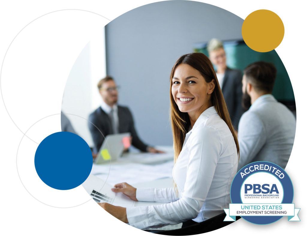 Hiring Manager smiling at camera